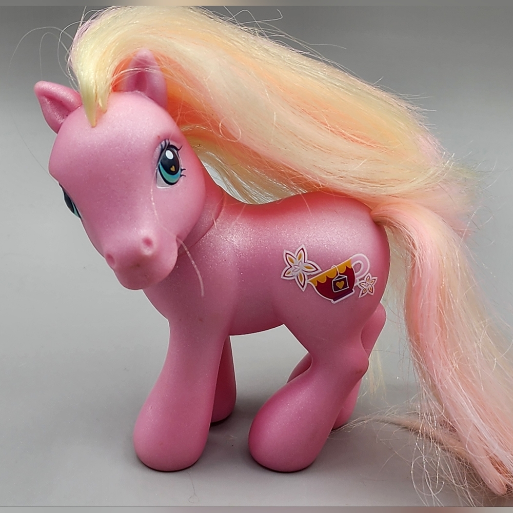2002 Hasbro My Little Pony Tea Leaf G3 Pretty Pony Fashions‎ Toys R Us Exclusive